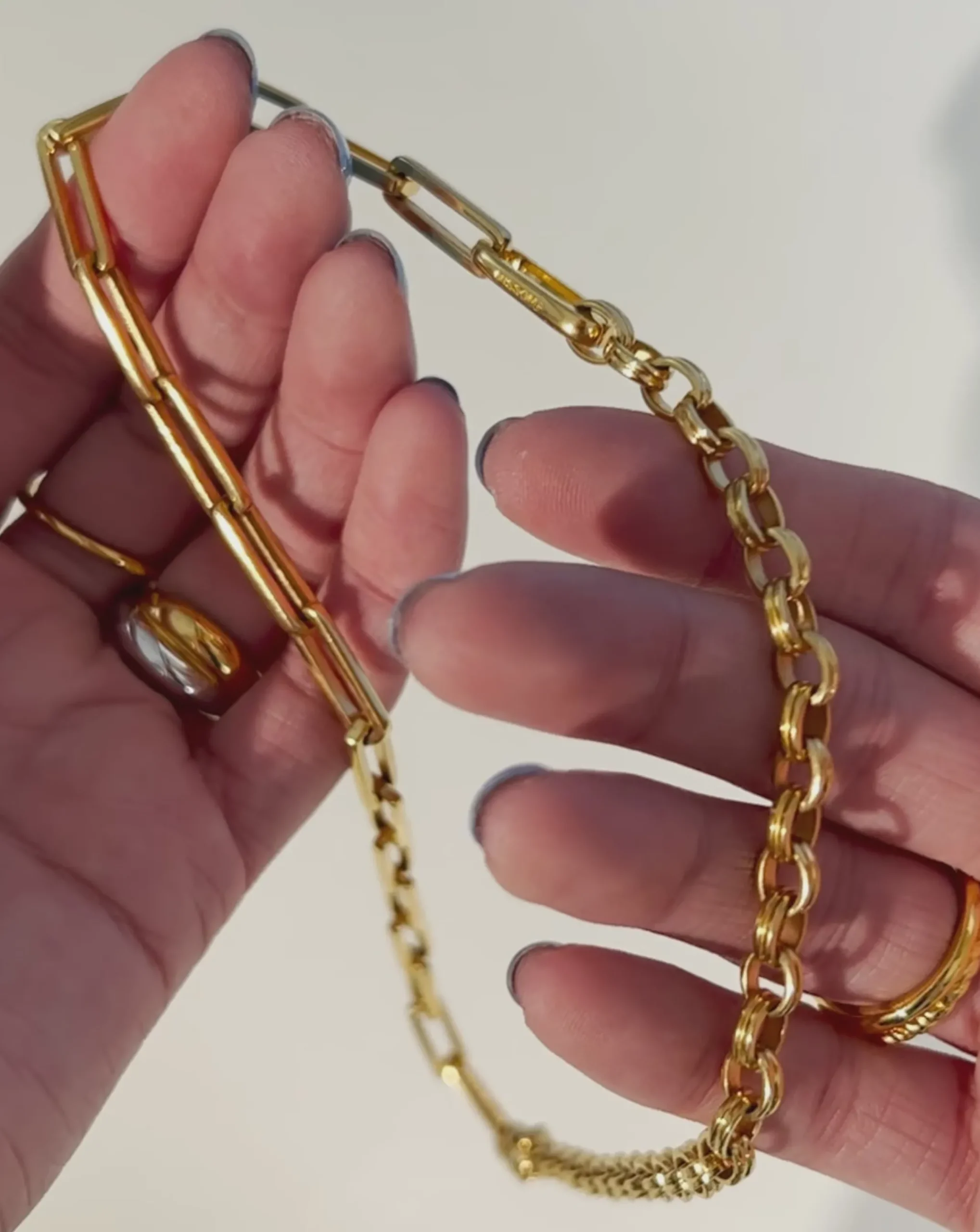 Deconstructed Axiom Chain Necklace