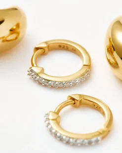 Dome Pave Earring Set