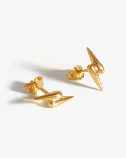Double Claw Stud Earrings