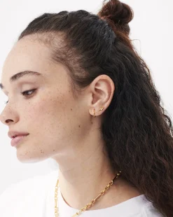 Double Claw Stud Earrings