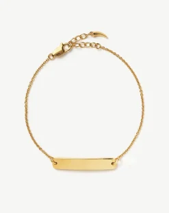 Engravable Bar Chain Bracelet