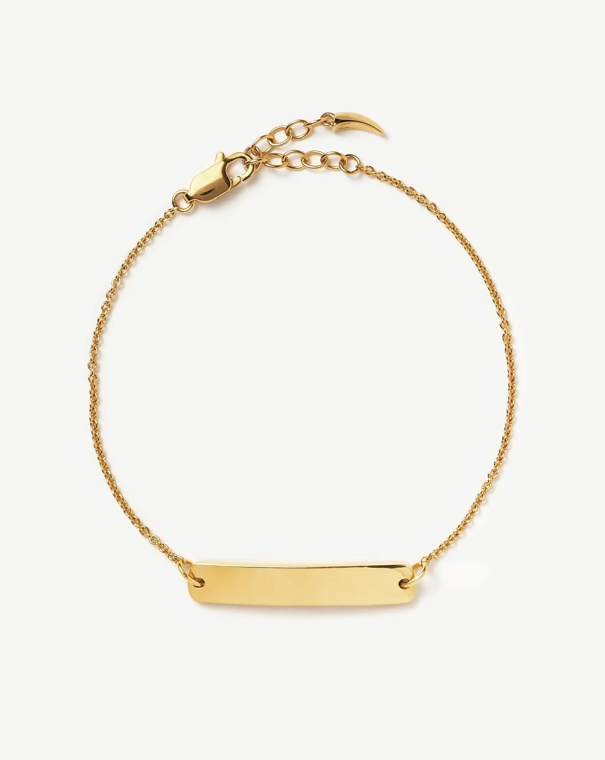 Engravable Bar Chain Bracelet
