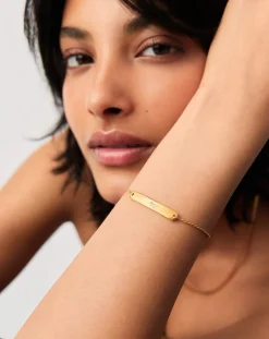 Engravable Bar Chain Bracelet