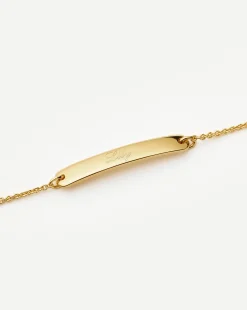 Engravable Bar Chain Bracelet
