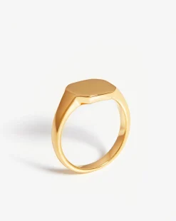 Engravable Octa Signet Ring