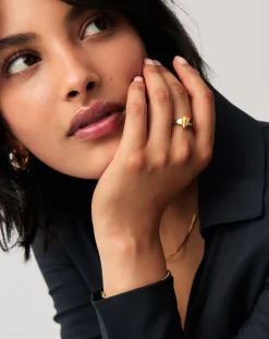 Engravable Octa Signet Ring