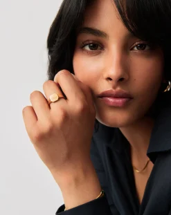 Engravable Octa Signet Ring