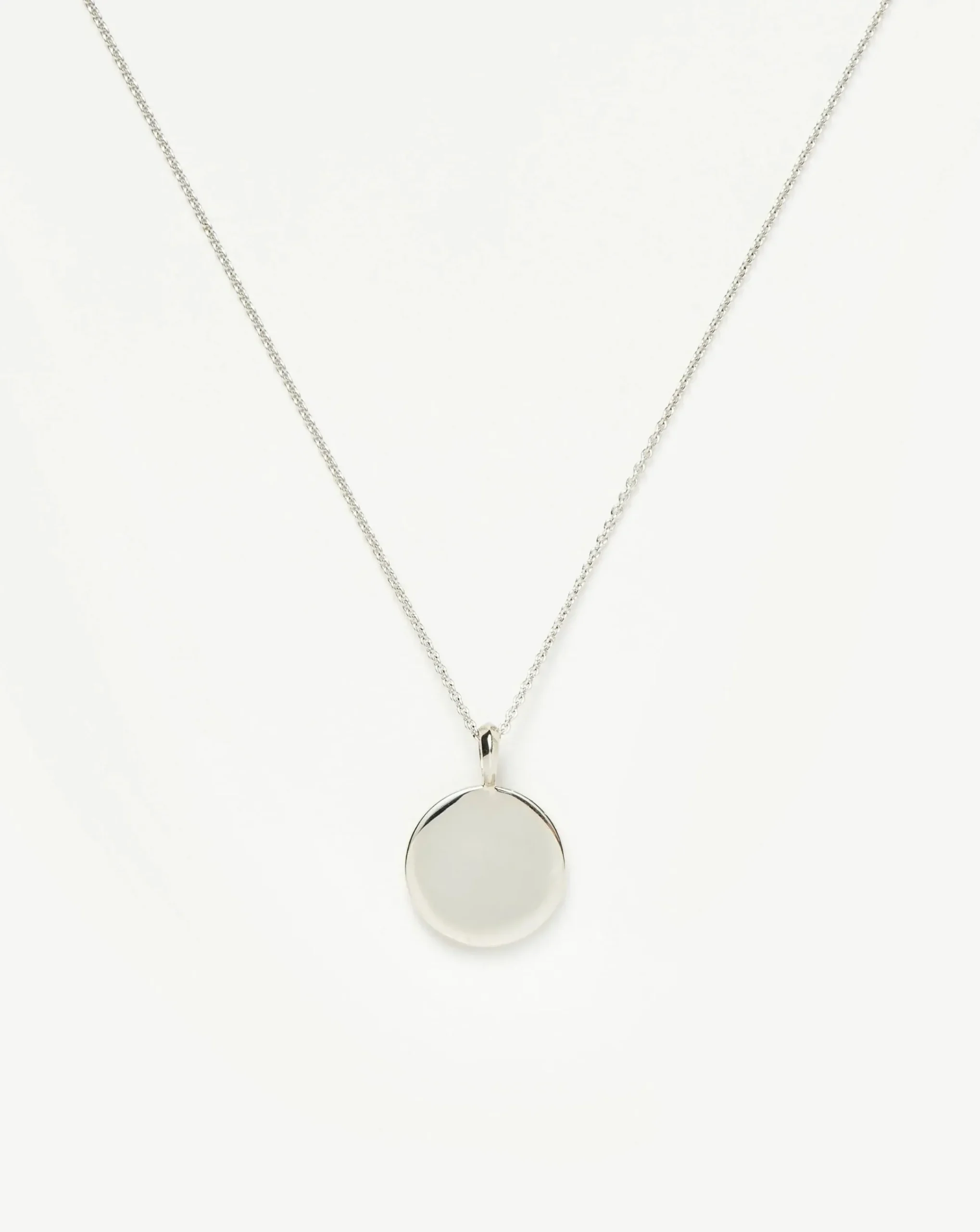 Engravable Round Necklace