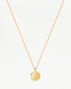 Engravable Round Necklace