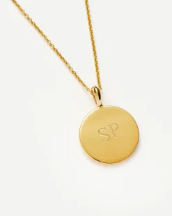 Engravable Round Necklace