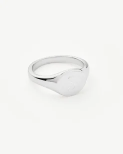 Engravable Round Signet Ring