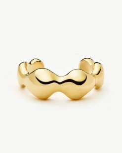 Eny Puffy Dome Statement Cuff Bracelet