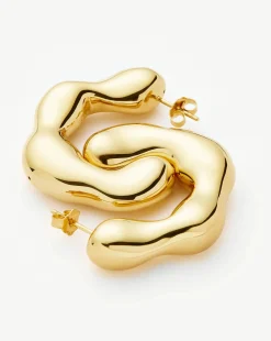 Eny Puffy Large Hoop Earrings