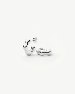 Eny Puffy Small Hoop Earrings