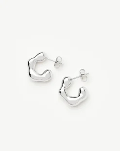 Eny Puffy Small Hoop Earrings