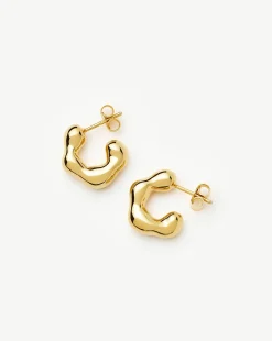 Eny Puffy Small Hoop Earrings