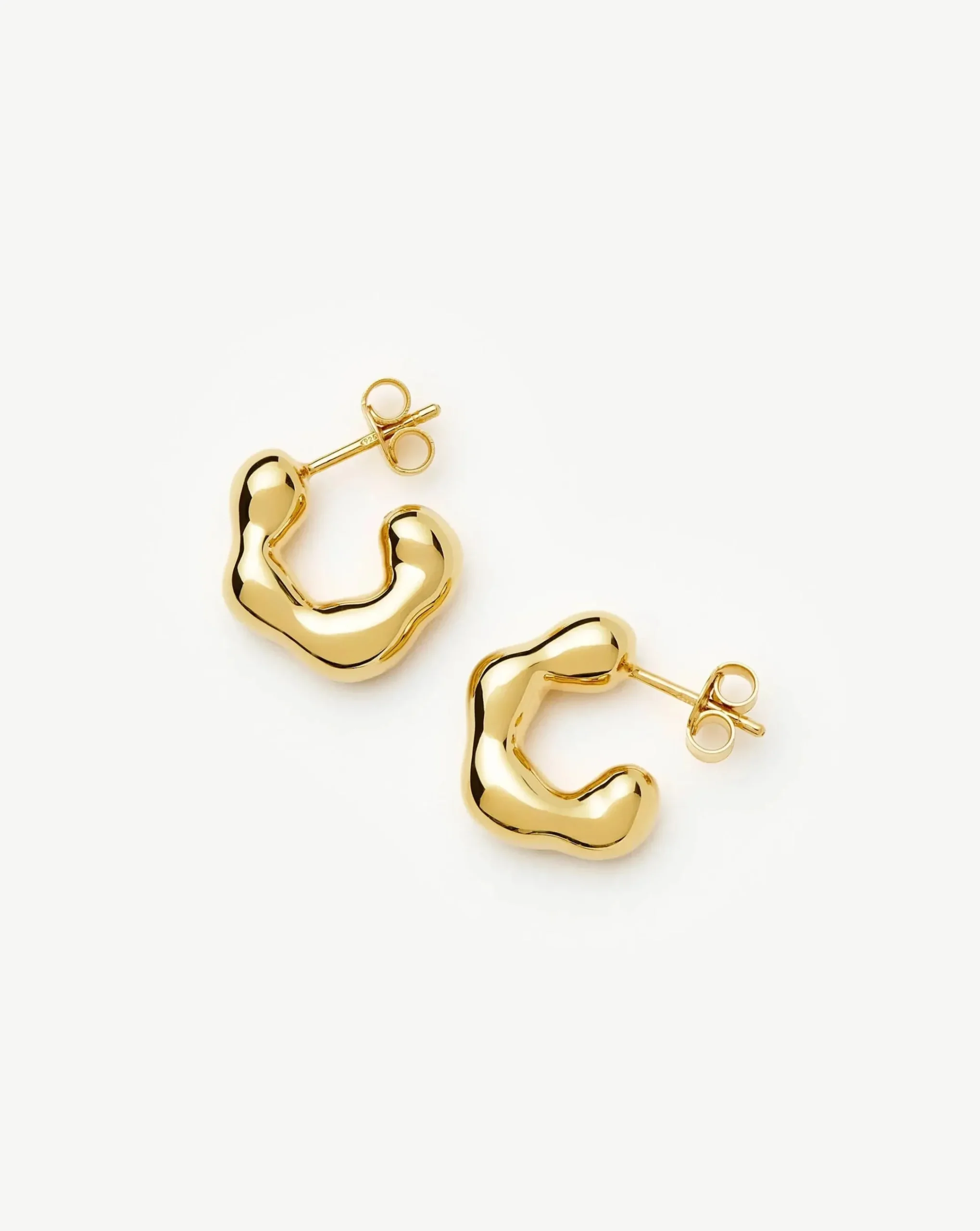 Eny Puffy Small Hoop Earrings
