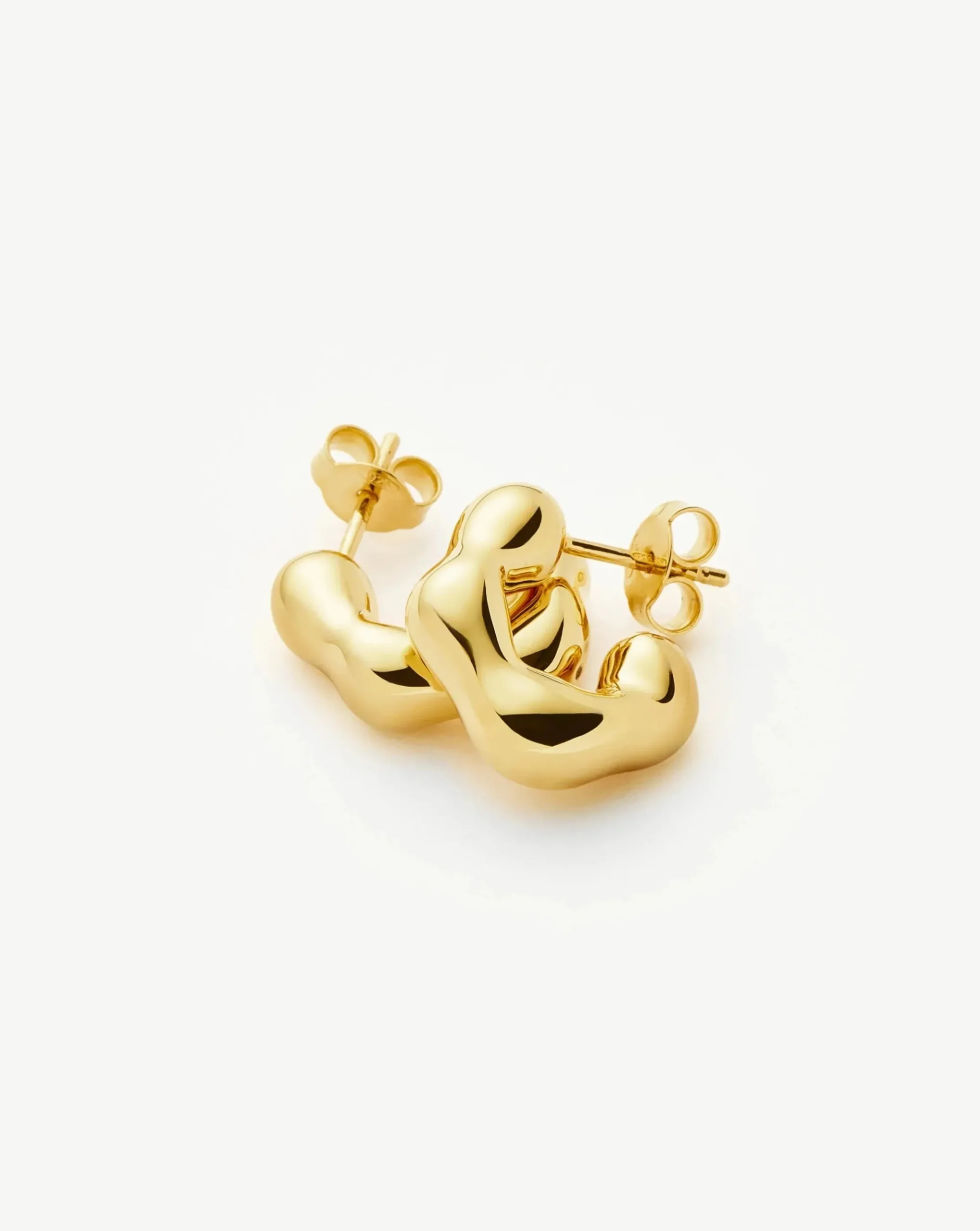 Eny Puffy Small Hoop Earrings