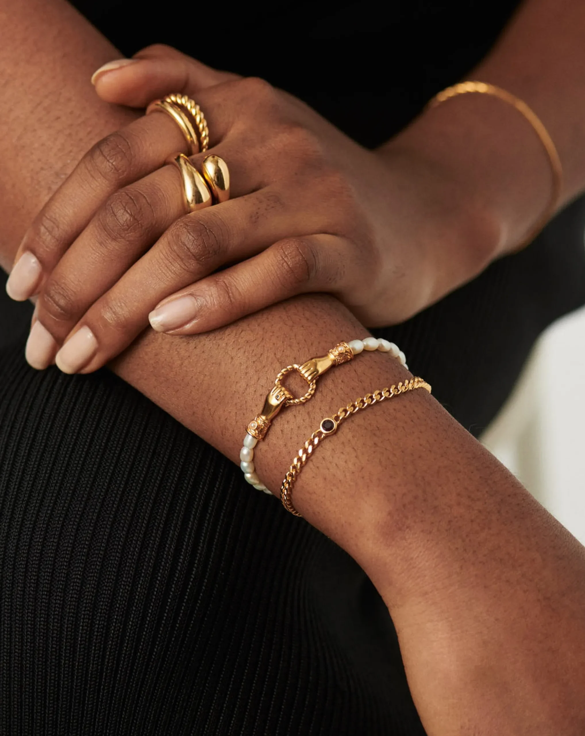 February Birthstone Chain Bracelet
