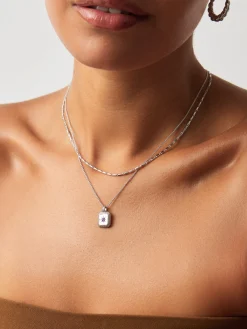 February Birthstone Pendant Necklace