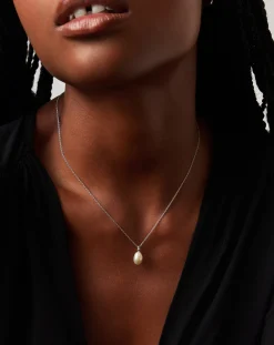 Fine Baroque Pearl Organic Pendant Necklace
