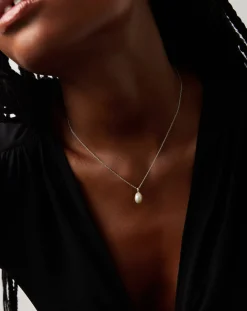 Fine Baroque Pearl Organic Pendant Necklace