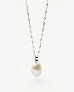 Fine Baroque Pearl Organic Pendant Necklace