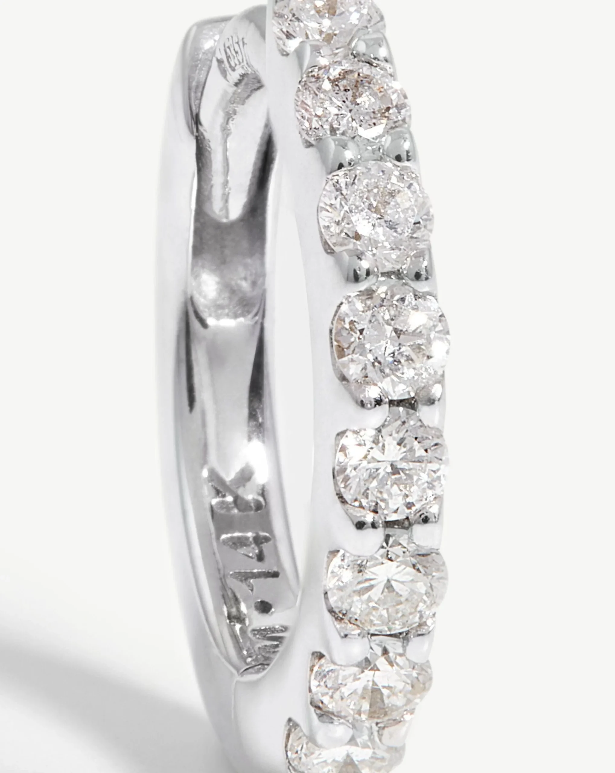 Fine Classic Diamond Huggies