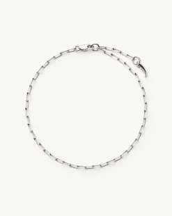 Fine Classic Paperclip Chain Bracelet
