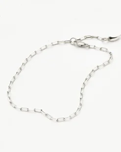 Fine Classic Paperclip Chain Bracelet