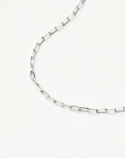 Fine Classic Paperclip Chain Bracelet