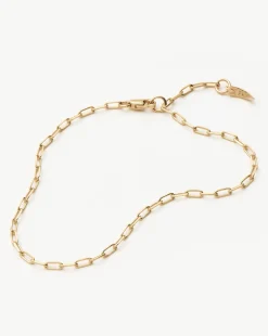 Fine Classic Paperclip Chain Bracelet