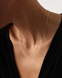 Fine Classic Paperclip Chain Necklace