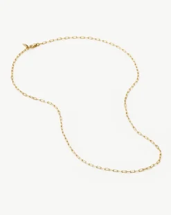Fine Classic Paperclip Chain Necklace