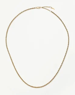 Fine Classic Rope Chain Necklace