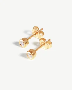 Fine Classic Solitaire Diamond Stud Earrings