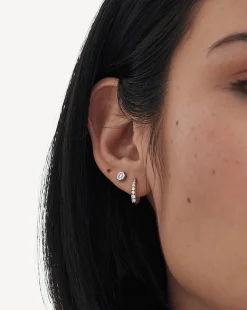 Fine Classic Solitaire Stud Earrings