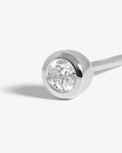 Fine Classic Solitaire Stud Earrings