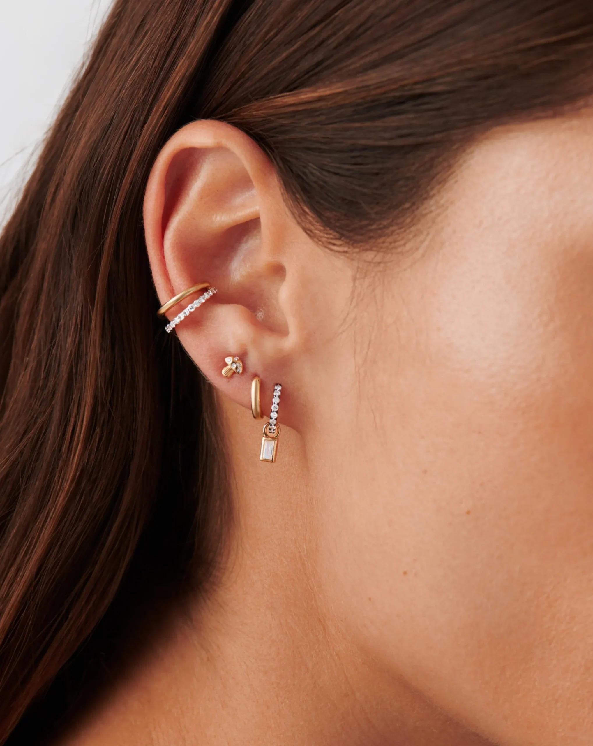 Fine Diamond Double Ear Cuff