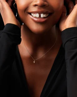 Fine Diamond Mushroom Mini Pendant Necklace