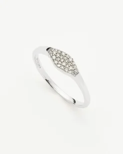 Fine Diamond Signet Ring