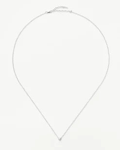 Fine Diamond Solitaire Pendant Necklace