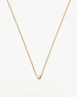 Fine Diamond Solitaire Pendant Necklace