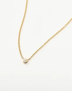 Fine Diamond Solitaire Pendant Necklace