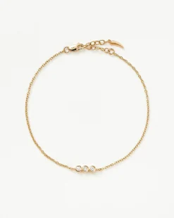 Fine Diamond Solitaire Trio Bracelet