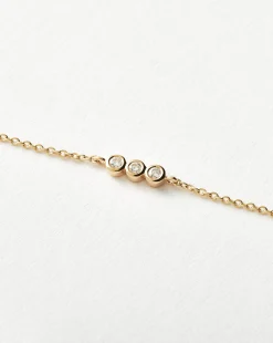 Fine Diamond Solitaire Trio Bracelet