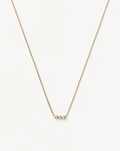 Fine Diamond Solitaire Trio Necklace