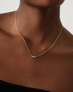 Fine Diamond Solitaire Trio Necklace