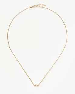 Fine Diamond Solitaire Trio Necklace
