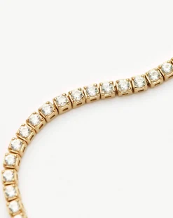 Fine Diamond Tennis Bracelet - Size M